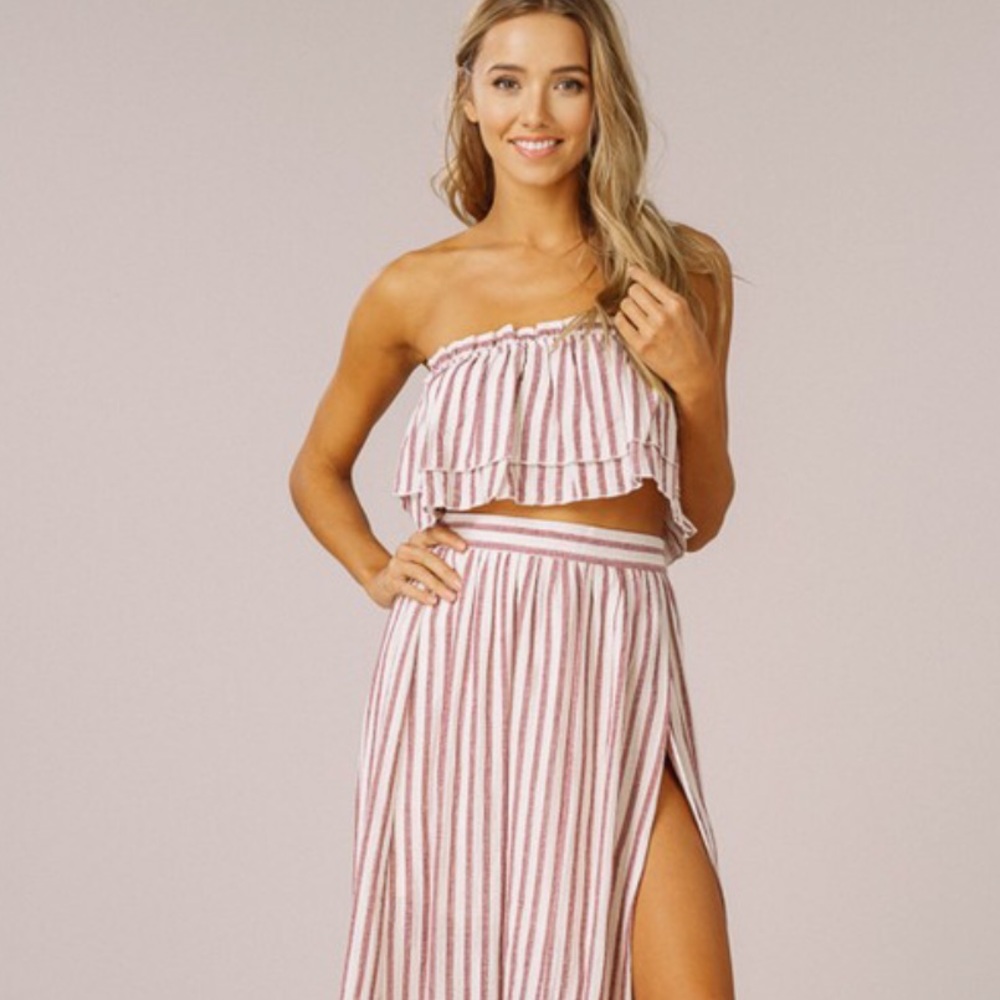 Two Piece Stipe Set